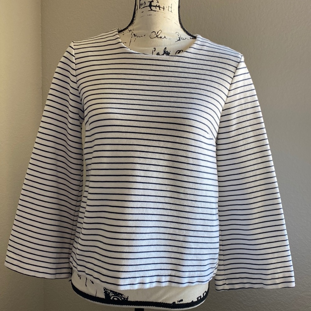 Banana Republic Top with Long Wide Tapered Sleeves